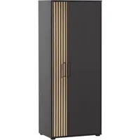 Schildmeyer MÖBELPARTNER Aktenschrank Hank, 701971 schwarz, eiche 3 Fachböden