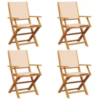 VidaXL Gartenstuhl 50,4 x 58 x 91 cm beige