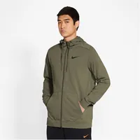 Nike Herren Hoodie Dri FIT, MEDIUM Olive/Black XXL