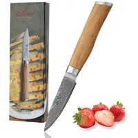 Wakoli Officemesser Klingenlänge 8,50 cm mit Olivenholzgriff