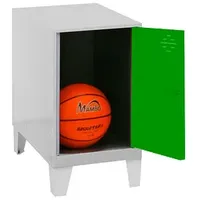 Simonrack Spind SIMONLOCKER DISM grau, grün 8425437119866, 1 Schließfach