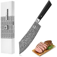 Zayiko Black Edition Blockmesser I 20cm Klinge I dunkler