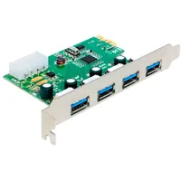 DeLock PCIe x1 Karte zu 4x extern USB Typ-A