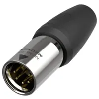 Neutrik NC5MX1-TOP XLR-Steckverbinder Stecker, gerade Polzahl: 5 Schwarz 1