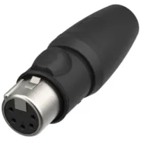 Neutrik NC5FX1-TOP XLR-Steckverbinder Kupplung, gerade Polzahl: 5 Schwarz 1
