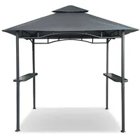 Habeig Grillpavillon Grillpavillon Wasserdicht PVC Dach Pavillon 250x150 cm