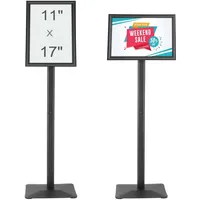 Vevor Informationsständer mit Metallsockel 420 x 297 mm Infoständer