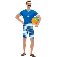 Smiffys 20er Jahre Badeanzug Kostüm Herren M