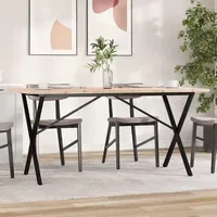 VidaXL Esstisch X-Gestell 140 x 75,5 x 80 cm