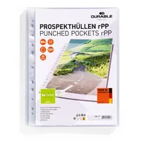 Durable Prospekthüllen A4 Recycling Kunststoff, Polypropylen Transparent 268419