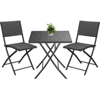 CASARIA Polyrattan Balkonmöbel 3tlg.