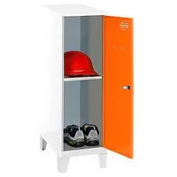 Simonrack Spind SIMONLOCKER DISM weiß, orange 8425437120855, 1 Schließfach