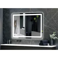 ChiliTec LED Spiegel \"Espelho Q70\" 70x50cm 230V, 23W, 1750lm,