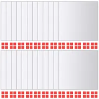 VidaXL 24-tlg. Spiegelfliesen-Set Quadratisch Glas
