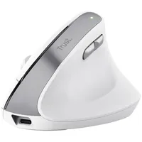 Trust Bayo II Ergonomic Wireless Mouse weiß, ECO zertifiziert,