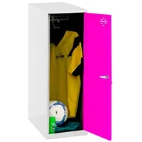 Simonlocker montadas Simonrack Spind SIMONLOCKER DISM SINGLE weiß, pink