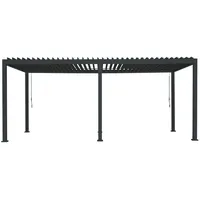Green Spirit Mirador Deluxe 3x6 anthrazit Pergola mit Lamellendach