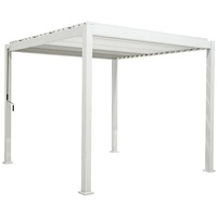 Green Spirit Lamellendach Pergola Mirador Classic 3x4 - Weiß,
