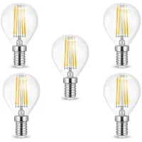 Aigostar 5 x 4w E14 LED Birne Filament Leuchtmittel