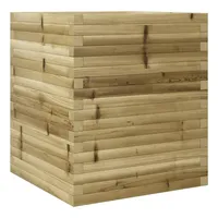 VidaXL Pflanzkübel 60x60x68,5 cm Kiefernholz Imprägniert