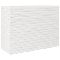 VidaXL Pflanzkübel Weiß 90x40x68,5 cm Massivholz Kiefer