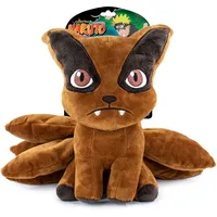 NARUTO Quarzuhr Kurama Plüfschfigur 70cm, Naruto Shippuden Kuscheltier, Lizenzierte
