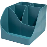 Exacompta 4x Stifteköcher Pen Wave, Skandi - Bleu Pacifique