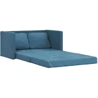VidaXL Schlafcouch Samt 2-Sitzer Blau