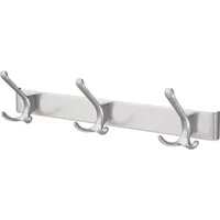 Hermeta Huthakenleiste 0822-0823 3 Hak.A.96mm LM silberf.elox.H.102mm HERMETA