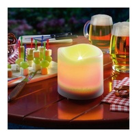 Esotec Solar Kerzenleuchte Romantica, LED Kerzenlicht, Tischleuchte, Stehleuchte, Akku,