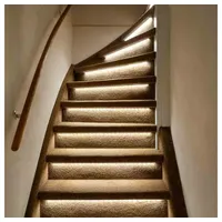 Proventa LED-Treppenstufenbeleuchtung für 15 Stufen dimmbar 22W neutralweiß