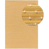 Lytte Kinderteppich, Gelb, Textil, Gestreift, Rechteckig, 160x230 cm, für