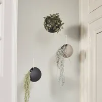 AYTM Ø Globe, Pflanzentopf Ø17xH28 Taupe/Gold