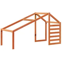 VidaXL Dach für Kinderbett Wachsbraun 188x82x113 cm Massivholz Kiefer