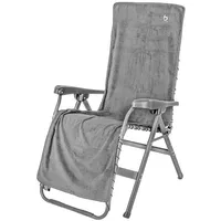 Bo-Camp Frottee Sitz Auflage Hochlehner Kissen Bezug Garten Camping