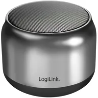 Logilink SP0063 Bluetooth® Lautsprecher Freisprechfunktion, tragbar Grau