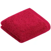VOSSEN Vegan Life Gästehandtuch 40 x 60 cm rot