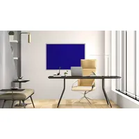 ALLboards Filztafel mit Alurahmen Blau 120x90 cm,
