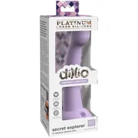 Pipedream Dillio Platinum Secret Explorer Dildo Purple 17,5 cm