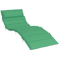 VidaXL Sonnenliegen-Auflage Grün 180x60x4 cm Oxford-Gewebe