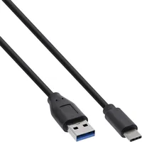 InLine Kabel USB USB-A - USB-C 1 m Schwarz