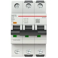 AEG Leitungsschutzschalter AEG ElfaPlus 25kA, 25A 3P Sicherungsautomat