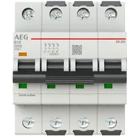AEG Leitungsschutzschalter AEG ElfaPlus 25kA, 16A 4P Sicherungsautomat