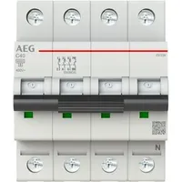 AEG EN63NC40 EN63N C40 Leitungsschutzschalter 6kA, C-Charakteristik, 40A, 3P+N