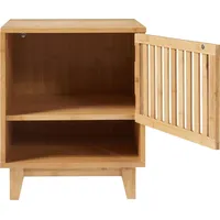 [en.casa] Nachttisch Ypäjä 50x42x39cm Bambus
