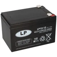 Landport Bleiakku 12V 12Ah AGM Batterie NSA LP12-12 T2