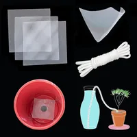 Orimerc 50 Stücke Drainage Mesh Pad Sieb für Pflanzentopf