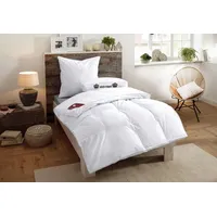 RIBECO Daunenbettdecke »Emily«, warm, Füllung 50% Daunen und 50&