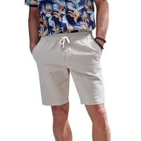 John Devin Shorts »Bermuda«, kurze Hose aus elastischer, gewebter
