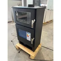 Verso Kaminofen F inox, Verso Holzofen 9 kW Kamin